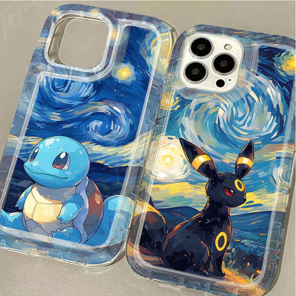 Oil Painting Pokemon Phone Case