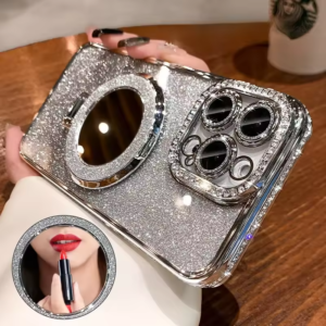 Diamond Clear Glitter Magsafe iPhone Case