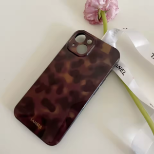 Amber Retro Brown Silicone Soft Shocproof iPhone Case