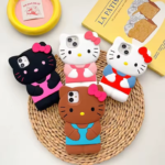 Hello Kitty 3D Cartoon Bow iPhone Case