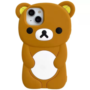 Rilakkuma Bear Silicone Soft iPhone Case