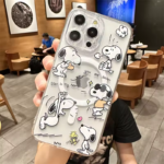 Snoopy Cute Cartoon with Magsafe iPhone Cas
