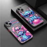 Stitch Angel Art iPhone Case