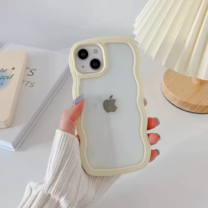 Candy Wavy Lines Bumper iPhone Case