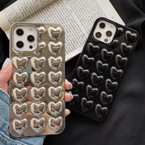 Cute 3D Love Heart iPhone Case